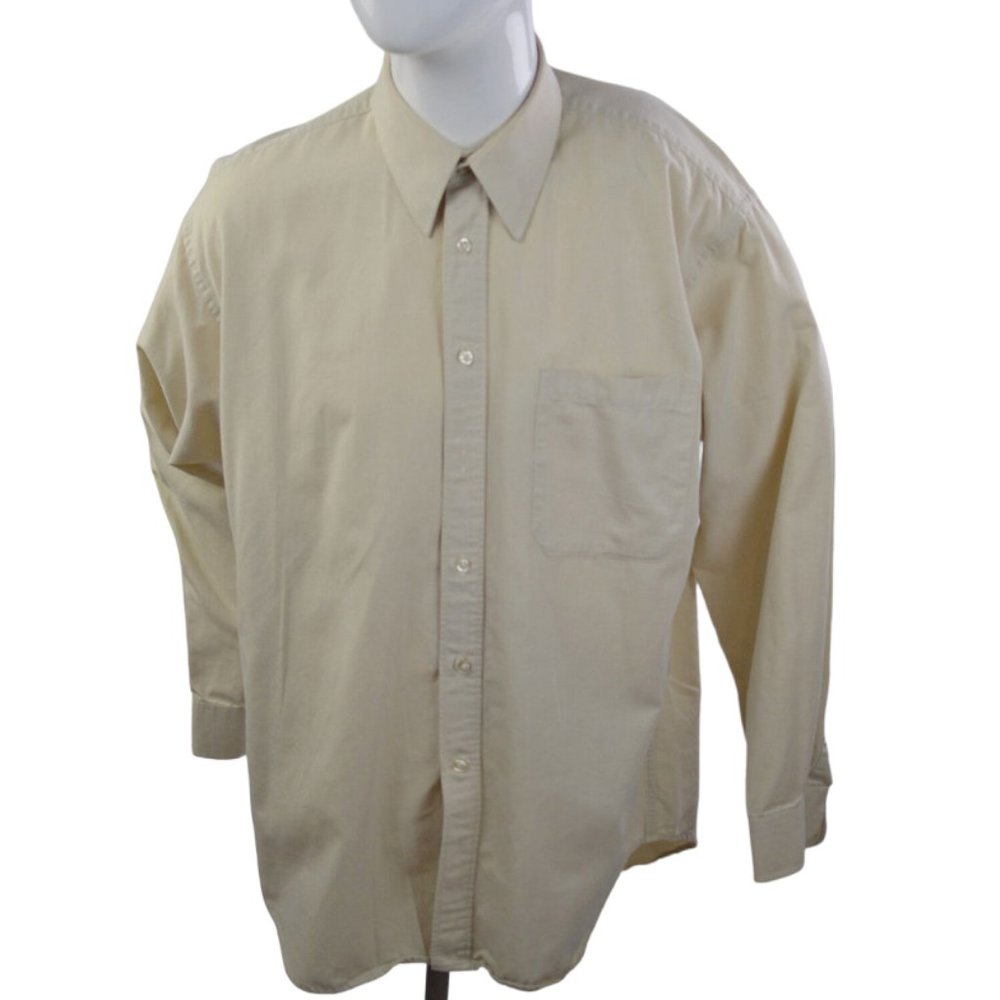 Colours by ALEXANDER JULIAN Men sz 16 or 34|35 100% Cotton Dress Shirt